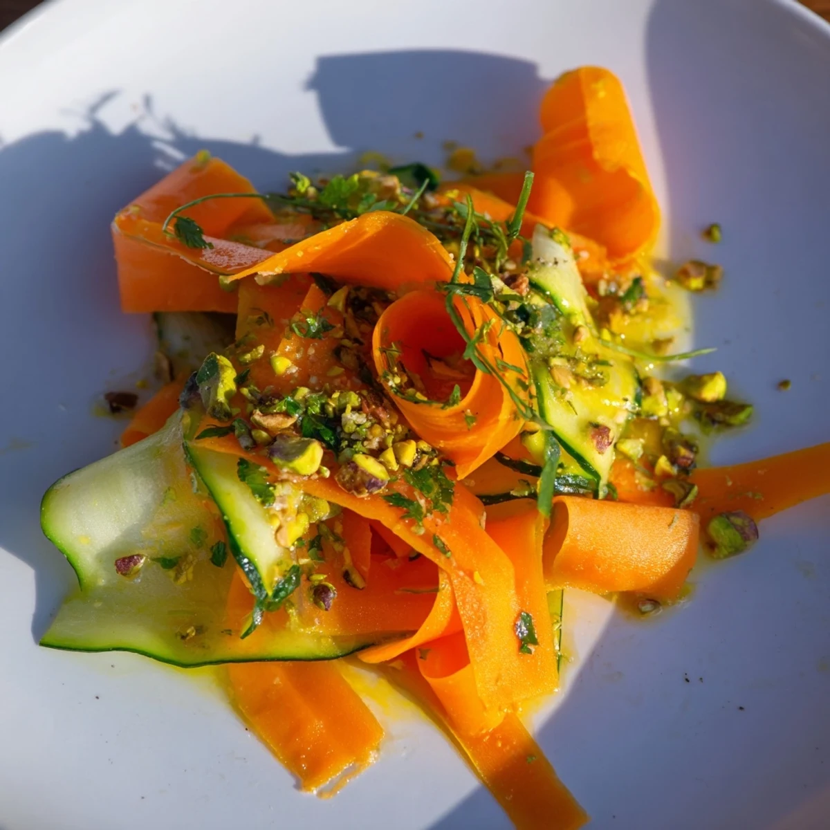 Citrus Carrot Ribbon Salad
