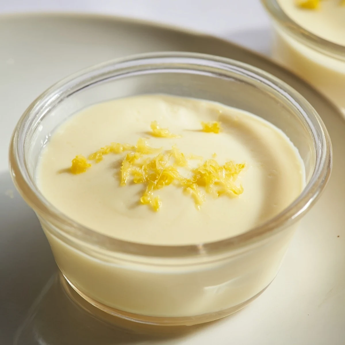 Silky, creamy 3-Ingredient Lemon Posset, a classic British dessert with a bright, tangy citrus flavor.