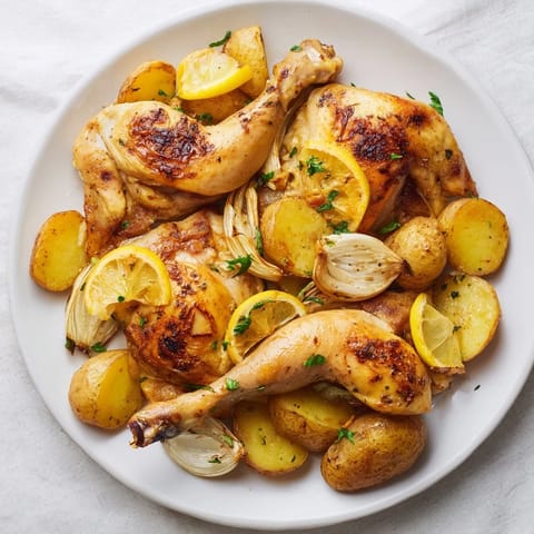 Baked Chicken Thighs Lemon Thyme