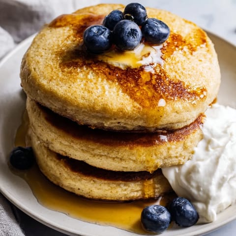 Protein Banana Fluffy Pancakes