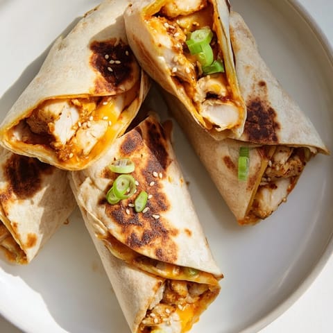 Korean BBQ Chicken Wrap