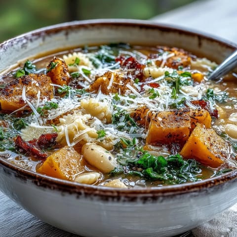 Fall Minestrone Butternut Kale