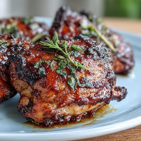 Vibrant jerk chicken with crispy skin served over fragrant coconut rice and kidney beans, a classic Caribbean dish full of bold spices and tropical flavors.