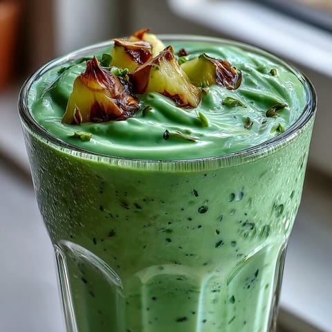 Green Shamrock Smoothie Pineapple