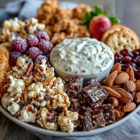 Dreamy Pisces Zodiac Snack Board with Blue Fruits and Treats: Ocean-themed platter with vibrant blue fruits, candies, and playful sweets perfect for themed gatherings.