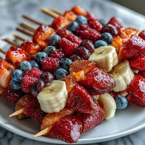 Fourth of July Fruit Skewers