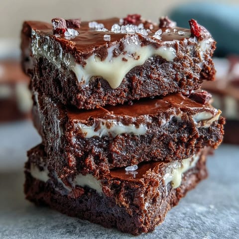Rich 4th of July firecracker brownie bites topped with creamy frosting and patriotic red, white, and blue sprinkles for a festive treat.  
