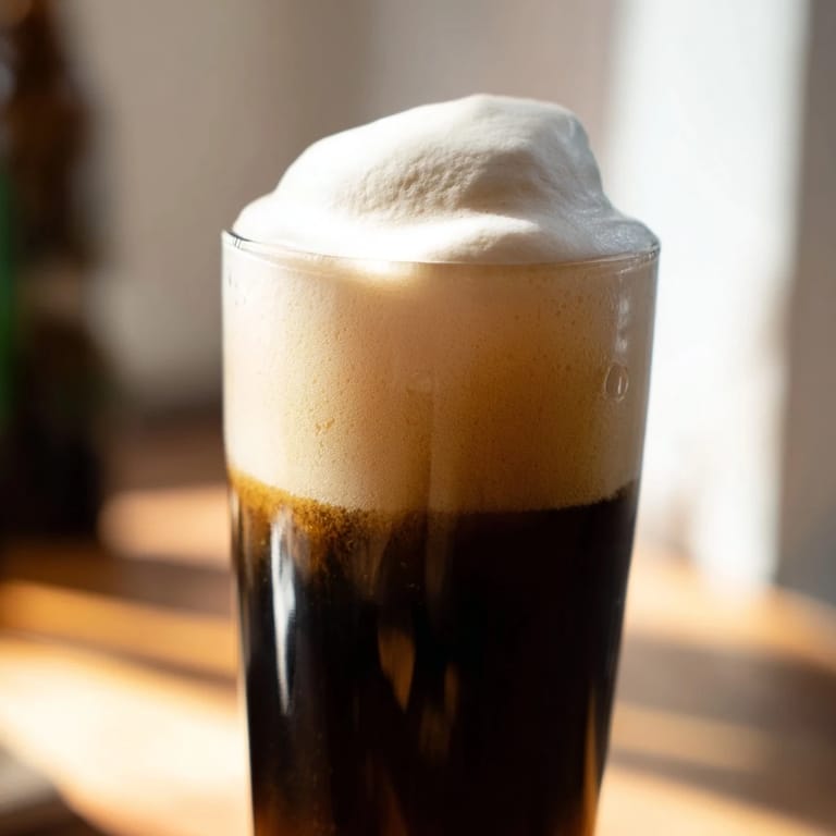 Homemade Starbucks Cold Foam with vanilla creates a lush, vanilla-kissed texture, ready to elevate any chilled coffee.