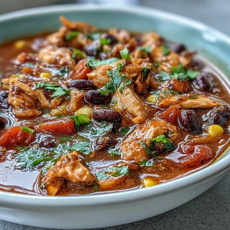 Bright bowls of Southwestern Turkey Soup feature black beans, corn, and a dollop of sour cream for a Tex-Mex meal.