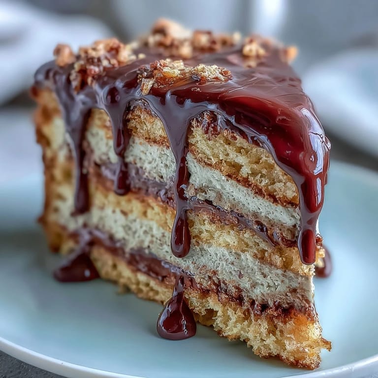 A frosted Hojicha Butter Cream Cake rests on a wooden board, dusted with cocoa, beside a steaming teacup for cozy pairing.