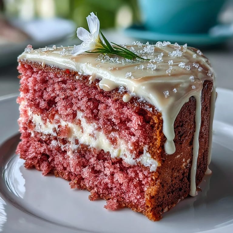 A visually stunning Bridal Shower Rosé Velvet Cake, soft pink and beautifully decorated.