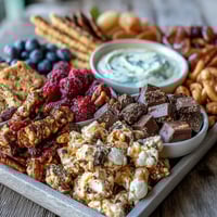 Pisces Zodiac Snack Board with Blue Fruits and Treats: A dreamy, ocean-inspired spread featuring blue fruits, sweets, and whimsical treats for stargazers and party guests.